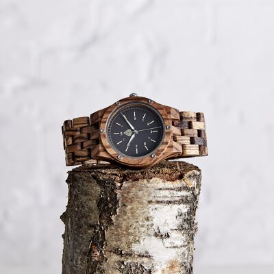 The Yew - Reloj de madera vegano hecho a mano