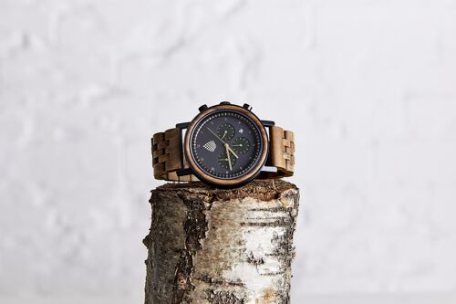 The Cedar - Handmade Wood Vegan Watch