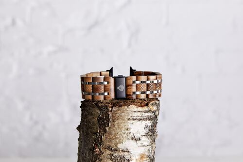 The Olive - Handmade Wood Vegan Apple Watch Strap