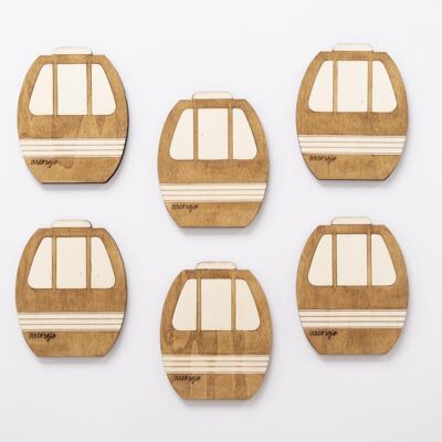 Winter Coasters Gondola Set