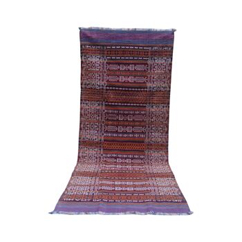 Tapis Baluch Soumak Aubergine Vintage 4