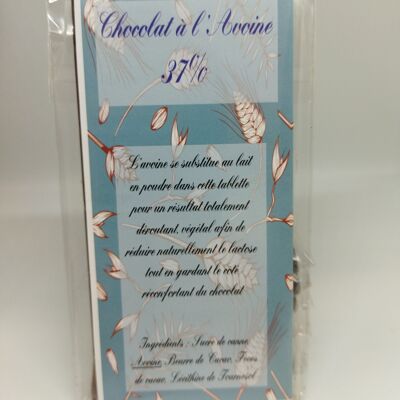 Tavoletta di cioccolato d'avena 37%