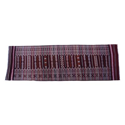Baluch Soumak Dark Tan Vintage Rug