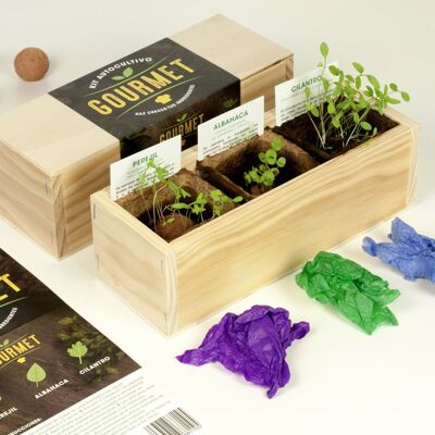 Gourmet self-cultivation kit