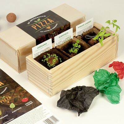 Pizza self-cultivation kit