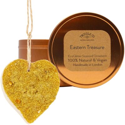 Eastern Treasure Scented Ornament heart Copper tin