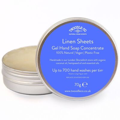Linen Sheets Gel Hand Soap Concentrate 70g