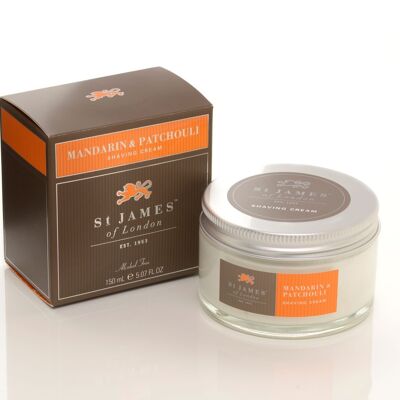 Mandarin & Patchouli Shaving Cream Jar