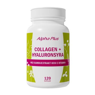 Collagen + Hyaluronsyra 120 kap