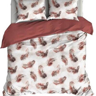 Housse de couette Satin D'Or Plumka Marsala 240x220