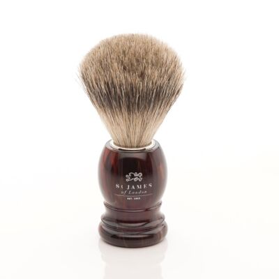 Super Badger Shaving Brush - Tortoise