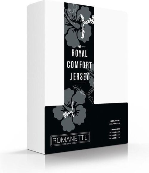 Royal Comfort Bed Sheet - White 160x220