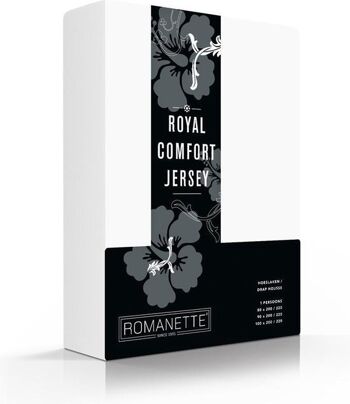 Drap de Lit Royal Confort - Blanc 160x220