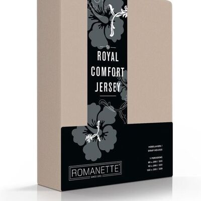 Royal Comfort Bettlaken - Dunkelgrau/Braun 160x220