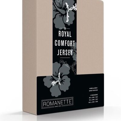 Royal Comfort Bed Sheet - Dark Gray/Brown 160x220
