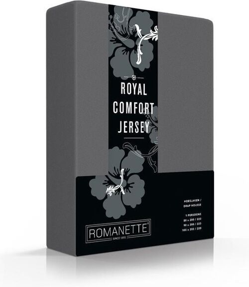 Royal Comfort Bed Sheet - Dark Gray 100x220