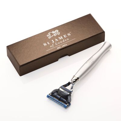 Cheeky B'stard Shaving Razor Fusion - Brushed Metal