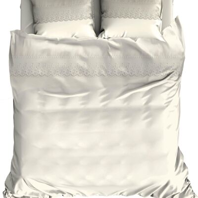 Romanette Duvet Cover Vienna Off-White 140x220