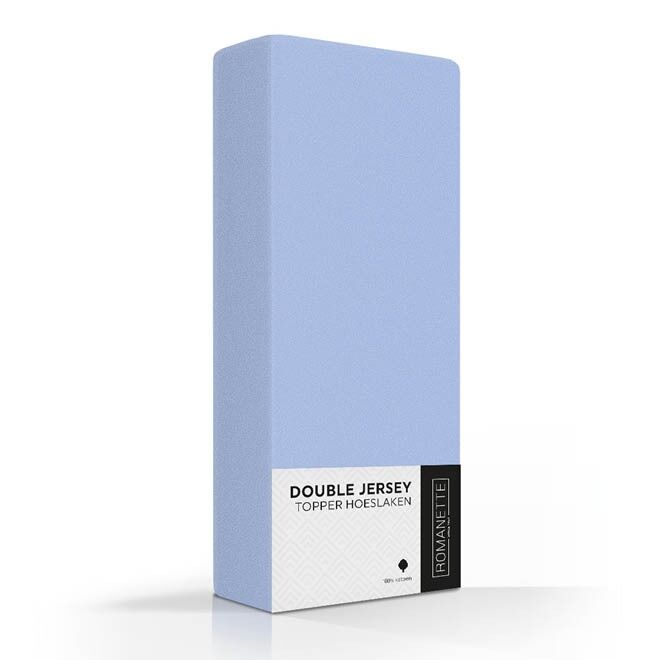 Romanette Double Jersey Topper Lavendel 100x220