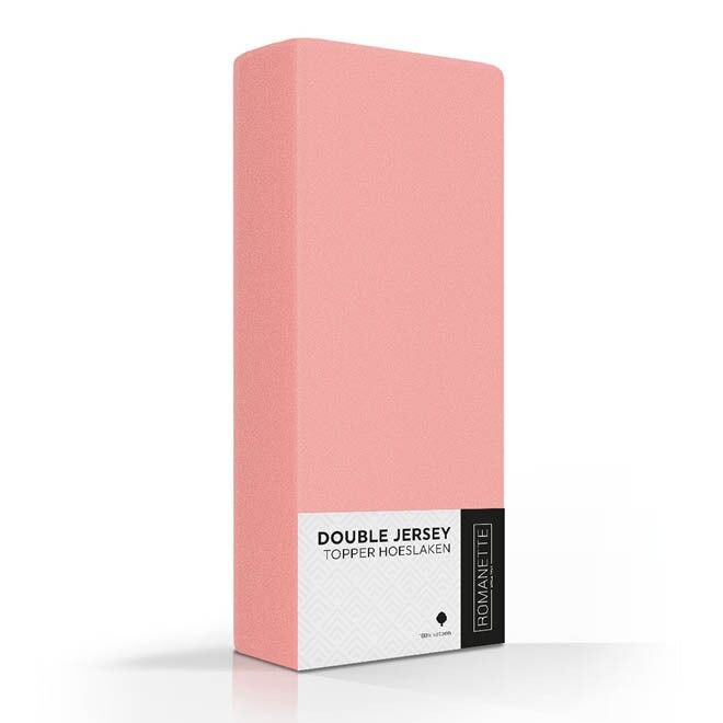 Romanette Double Jersey Topper Blüte 150x220