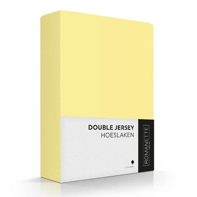 Romanette Double Jersey Jaune 160x220