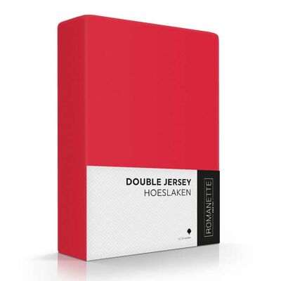 Romanette Doble Jersey Rojo 160x220