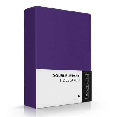 Romanette Double Jersey Violet 160x220