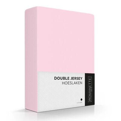 Romanette Doble Jersey Rosa/Rosa 160x220