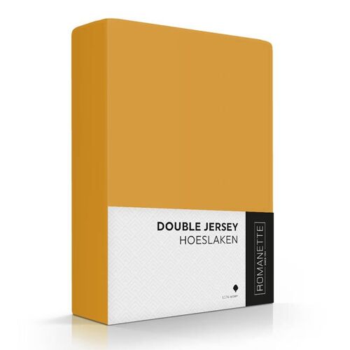 Romanette Double Jersey Ochre 200x230