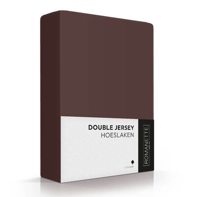 Romanette Double Jersey Mahogany 100x220