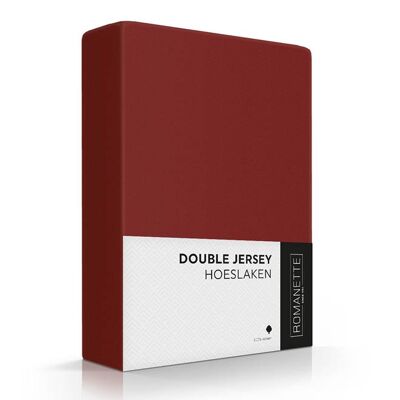 Romanette Double Jersey Bordo 100x220