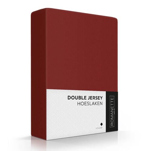 Romanette Double Jersey Bordo 160x220