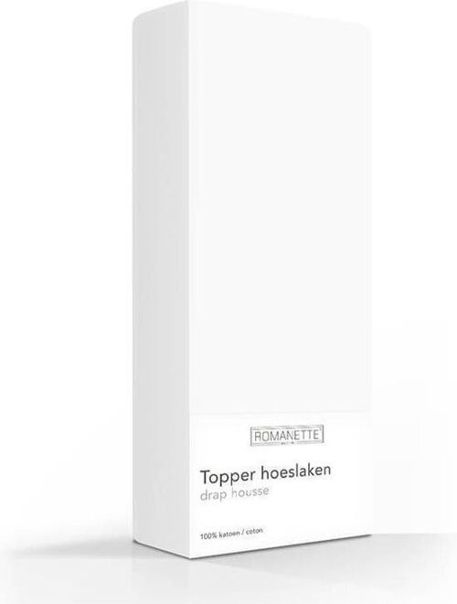 Romanette Topper Wit 100x220