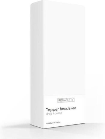 Topper Romanette Blanc 70x200