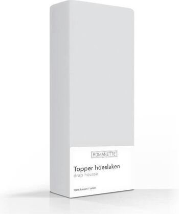 Topper Romanette Argent 120x200