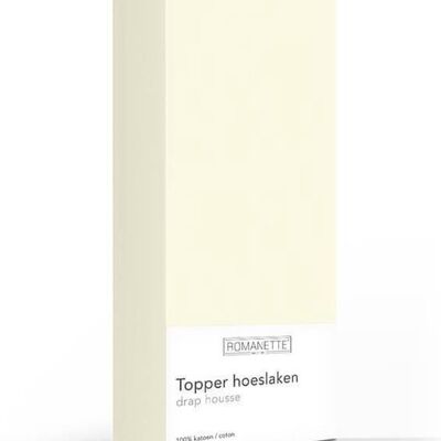 Topper Romanette Gebroken spirito 120x200