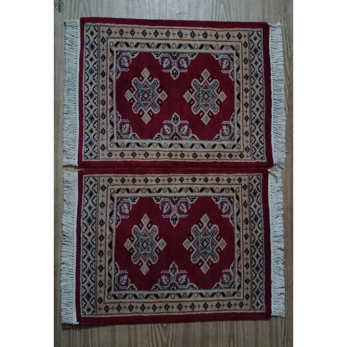 Tappeto di lana fatto a mano Bokhara con tocco di seta