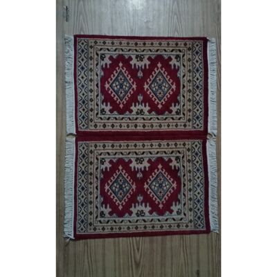 Tappeto di lana fatto a mano Bokhara con tocco di seta