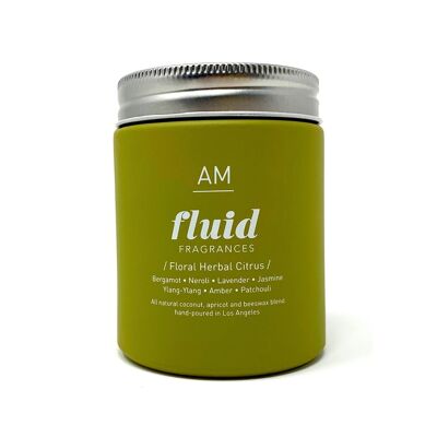 Fluid free to be "am" candle