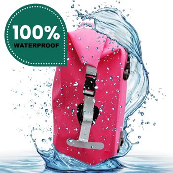 Kaufen Sie Bomence Fahrradtasche für Gepäckträger, 100% wasserdicht, pink,  Wegbereiter zu Großhandelspreisen