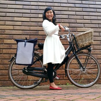 Bomence Urban Créer | Sac de vélo sac à dos combi | Sacoche 2 en 1 avec compartiment pour ordinateur portable pour porte-vélos 8