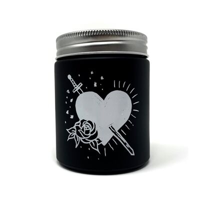 Fluid ink candle - heart