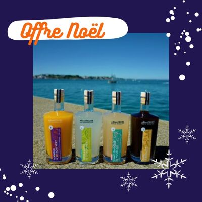 Christmas gift PACK - End of year holiday offer Arranged aperitifs