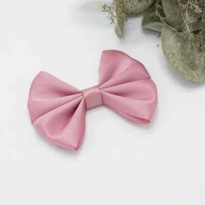 Regular satin bow Dusty Pink