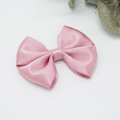 Regular satin bow Pale Pink