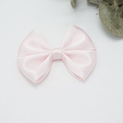 Regular satin bow Pearl Pink
