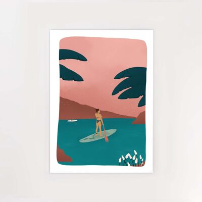 Poster paddle 21x29,7cm (A4)