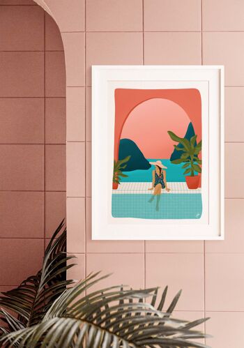 Affiche Piscine 42x59,4cm (A2) 1