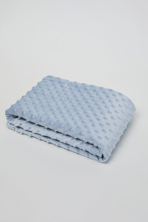 Sensory Blanket : Color Blue Flax