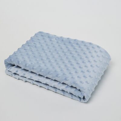 Sensory Blanket: Color Blue Flax